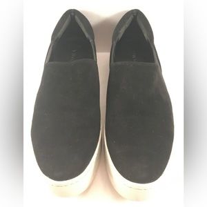 Vince Black Suede Warren Slip On Fashion Sneakers Womens Size US 6M
